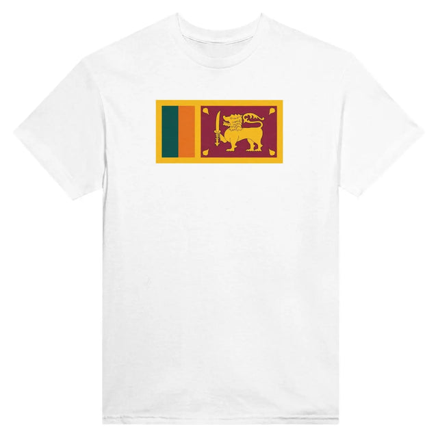 T-shirt drapeau du sri lanka - pixelformaflag