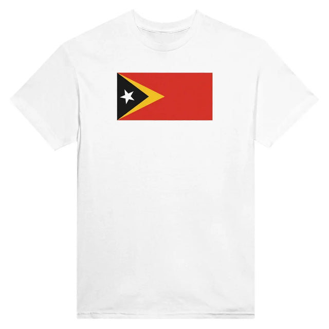 T-shirt Drapeau du Timor oriental - Pixelforma 