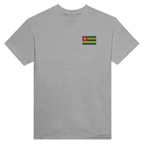 T-shirt drapeau du togo en broderie - pixelformaflag