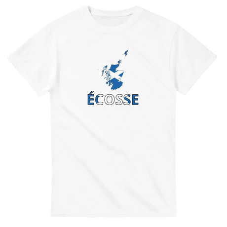 T-shirt drapeau écosse en carte - pixelforma