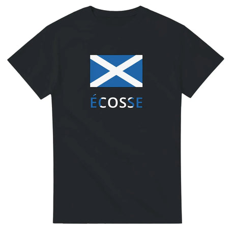 T-shirt drapeau écosse en texte - pixelforma