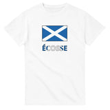 T-shirt drapeau écosse en texte - pixelforma