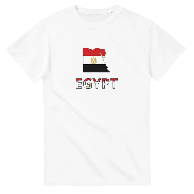 T-shirt drapeau égypte carte - pixelforma