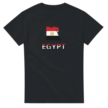 T-shirt drapeau égypte carte - pixelforma