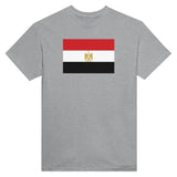 T-shirt drapeau égypte coton mélangé brodé élégant