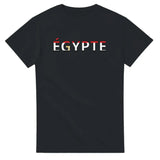 T-shirt drapeau égypte en écriture - pixelforma