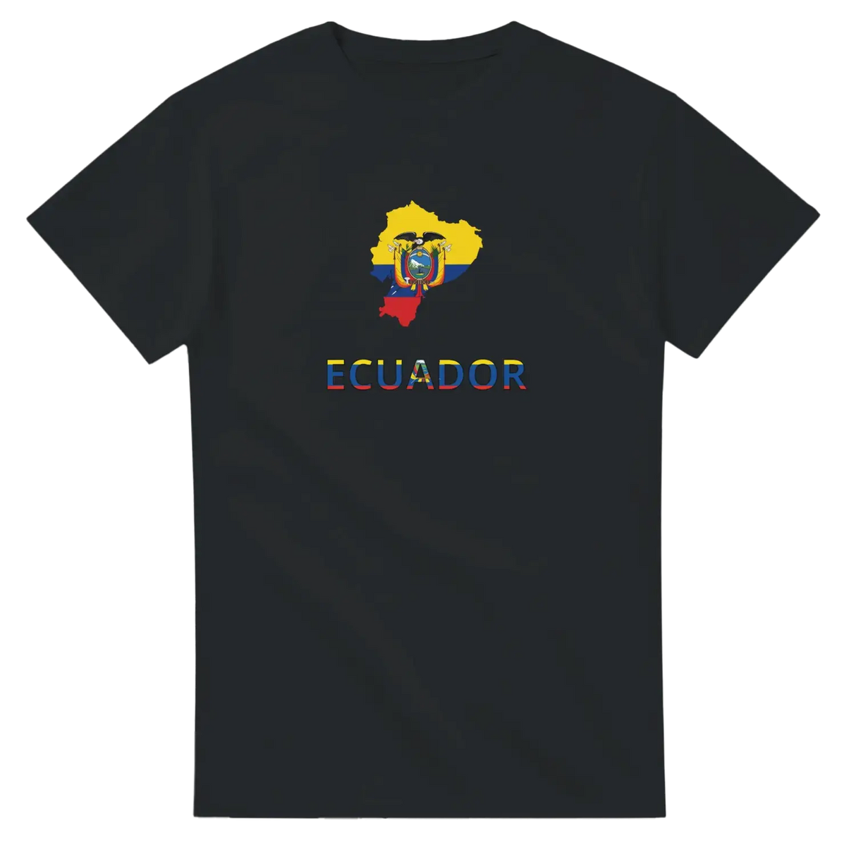 T-shirt drapeau équateur carte - pixelforma