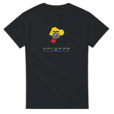 T-shirt drapeau équateur carte - pixelforma