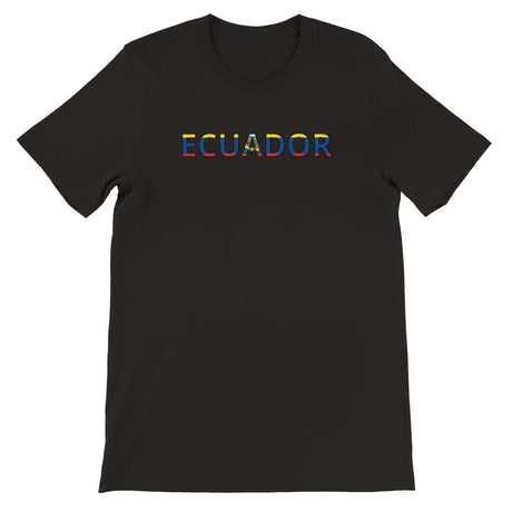 T-shirt drapeau équateur - pixelforma