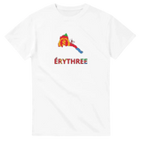 T-shirt drapeau érythrée en carte - pixelforma