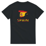 T-shirt drapeau espagne carte - pixelforma