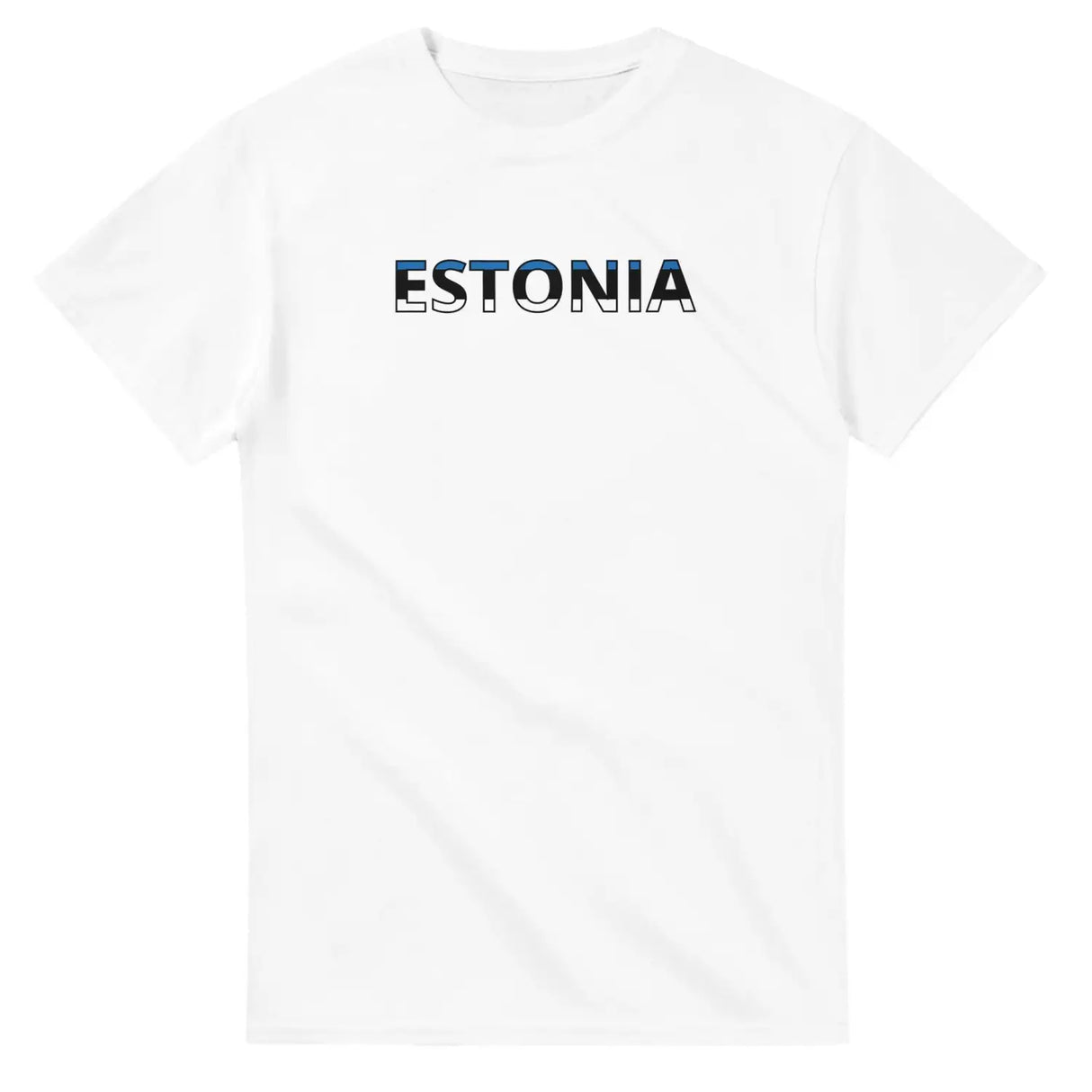 T-shirt drapeau estonie - pixelforma