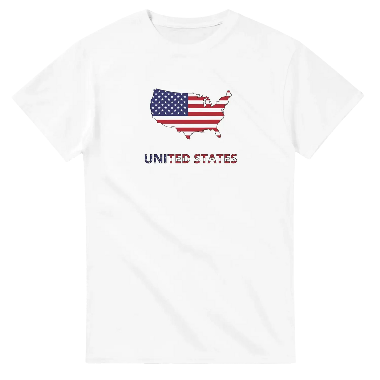 T-shirt drapeau états-unis carte - pixelforma