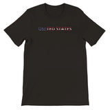 T-shirt drapeau états-unis - pixelforma