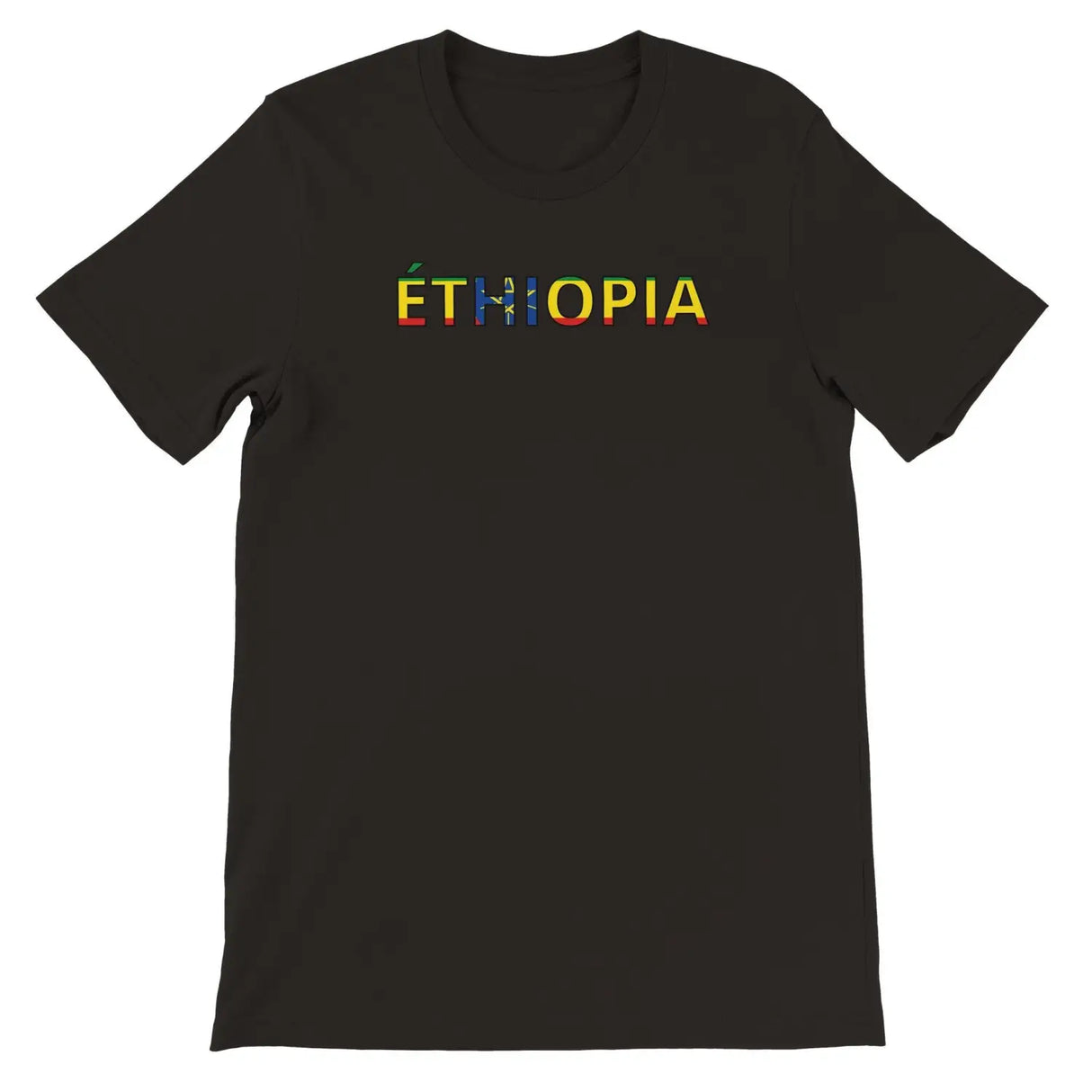 T-shirt drapeau éthiopie - pixelforma