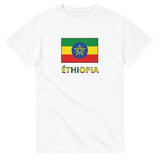 T-shirt drapeau éthiopie texte - pixelforma