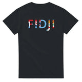 T-shirt drapeau fidji en écriture - pixelforma