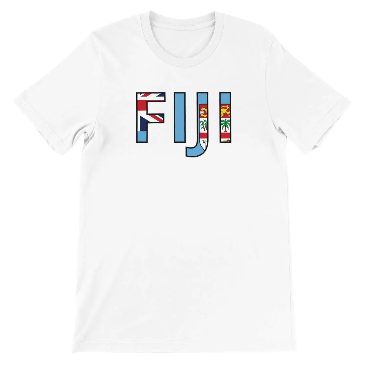 T-shirt drapeau fidji - pixelforma