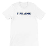 T-shirt drapeau finlande - pixelforma