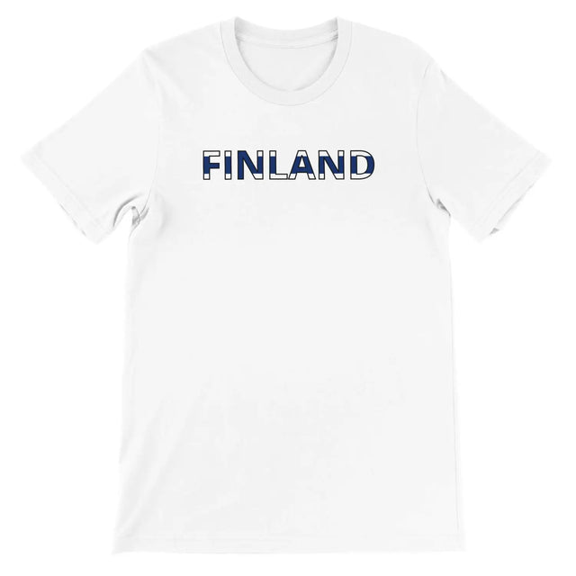 T-shirt drapeau finlande - pixelforma