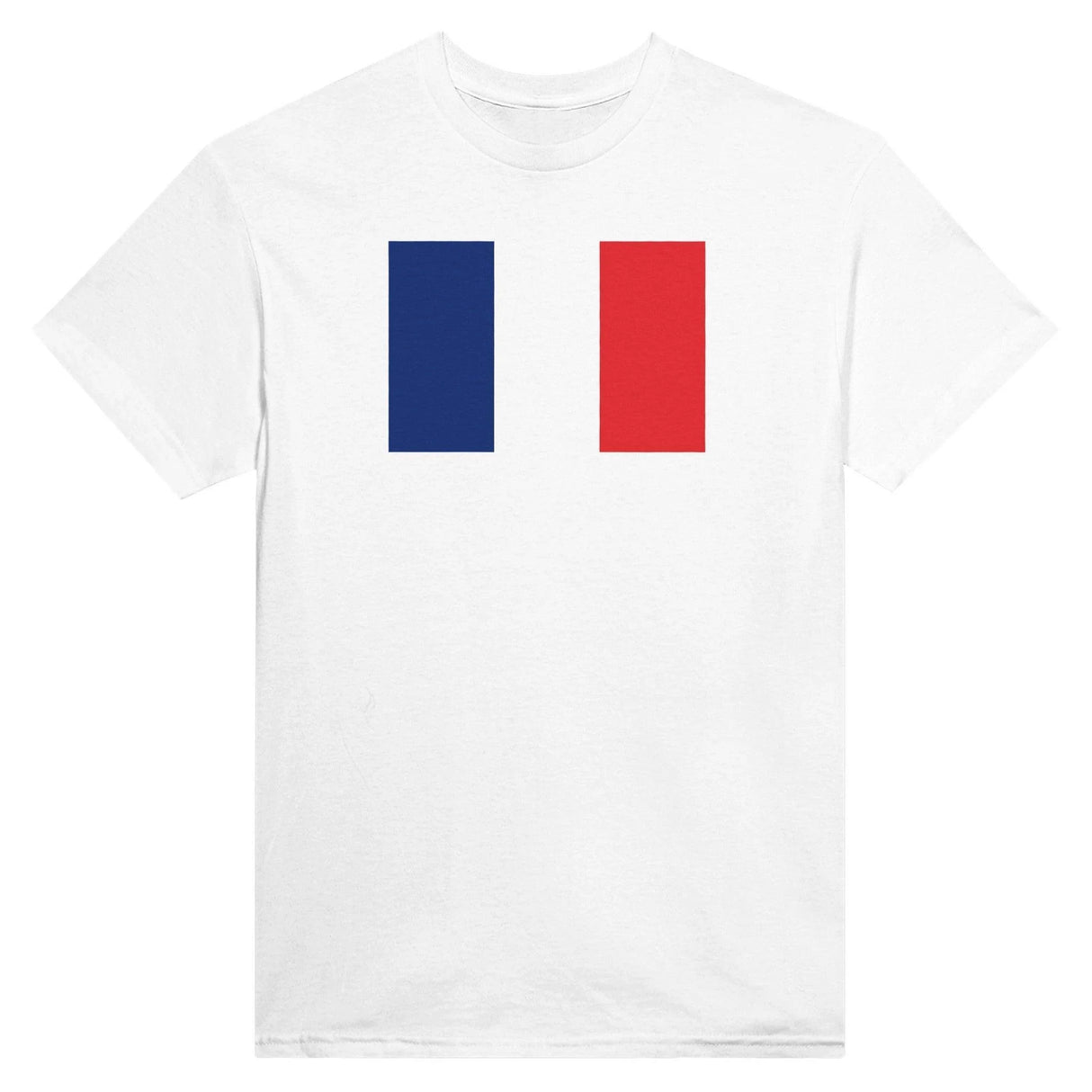 T-shirt drapeau france brodé coton mélangé manches longues
