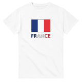 T-shirt drapeau france en texte - pixelforma