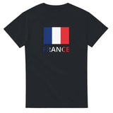 T-shirt drapeau france en texte - pixelforma