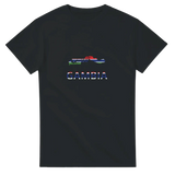 T-shirt drapeau gambie carte - pixelforma