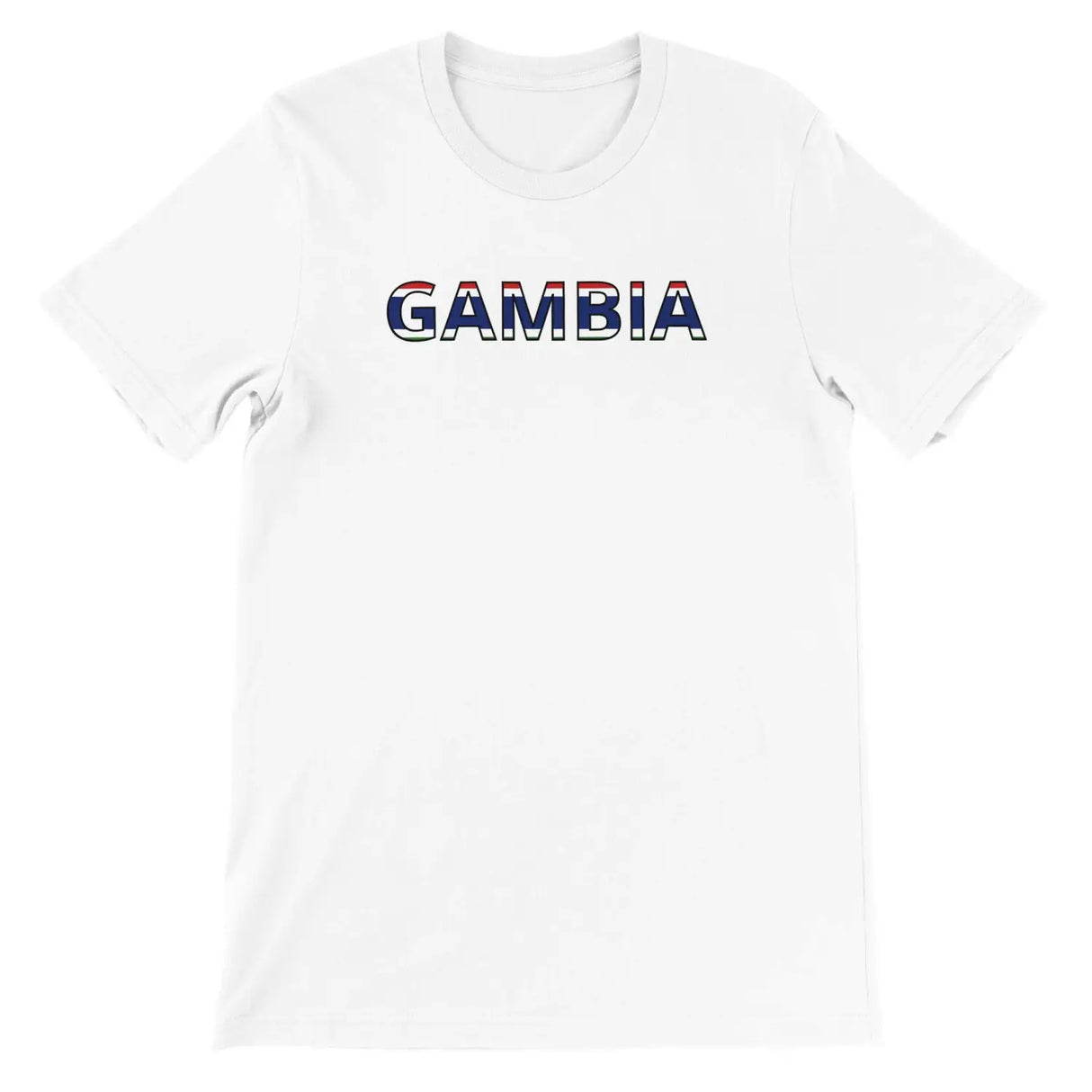 T-shirt drapeau gambie - pixelforma