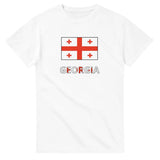 T-shirt drapeau géorgie texte - pixelforma