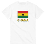 T-shirt drapeau ghana en texte - pixelforma