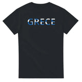 T-shirt drapeau grèce en écriture - pixelforma