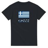 T-shirt drapeau grèce en texte - pixelforma