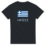 T-shirt drapeau grèce texte - pixelforma