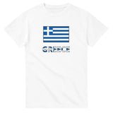 T-shirt drapeau grèce texte - pixelforma