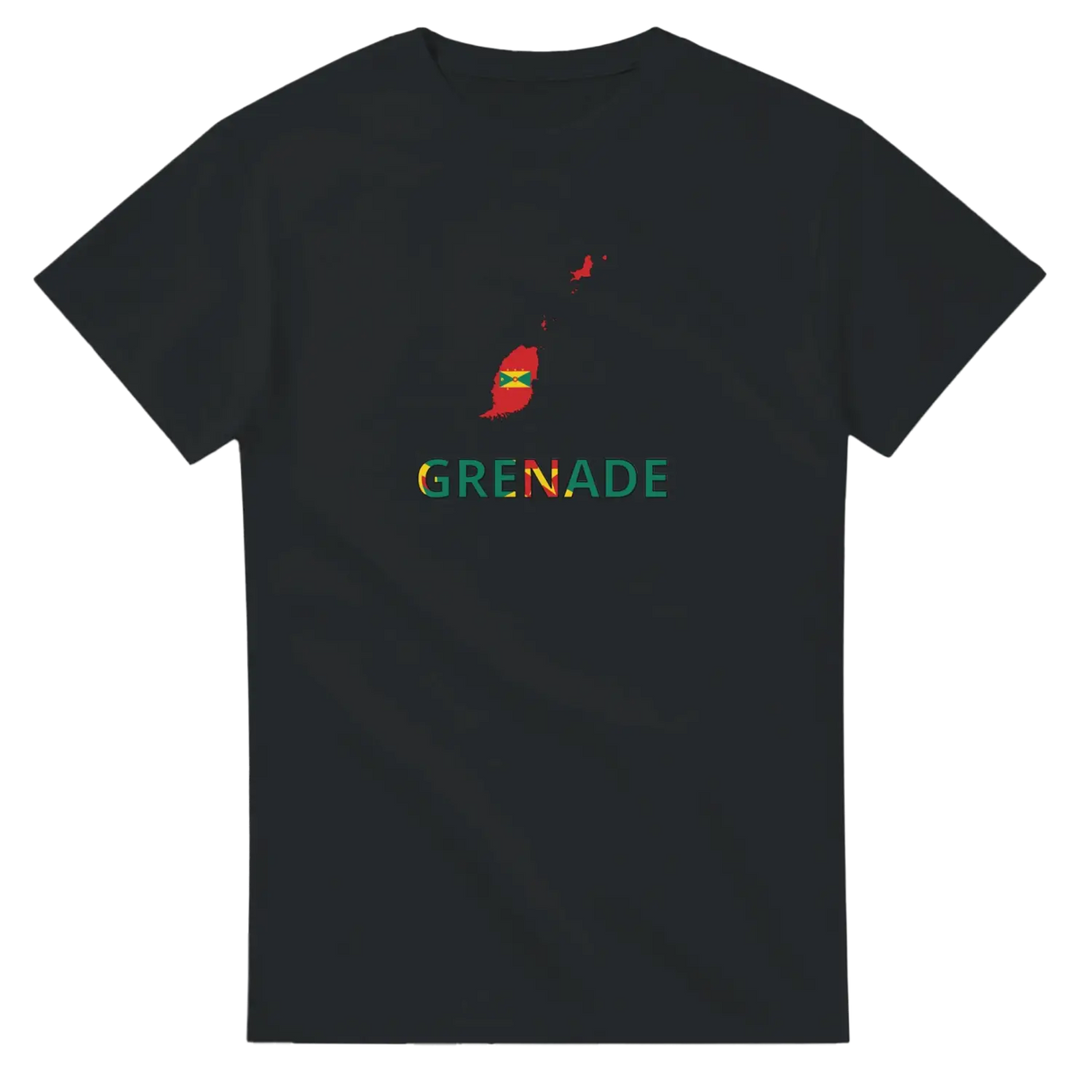 T-shirt drapeau grenade en carte - pixelforma