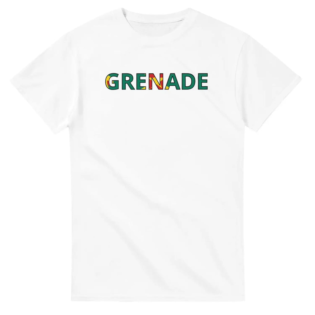 T-shirt drapeau grenade en écriture - pixelforma