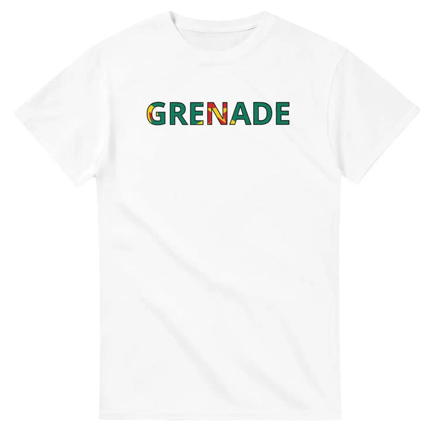 T-shirt drapeau grenade en écriture - pixelforma