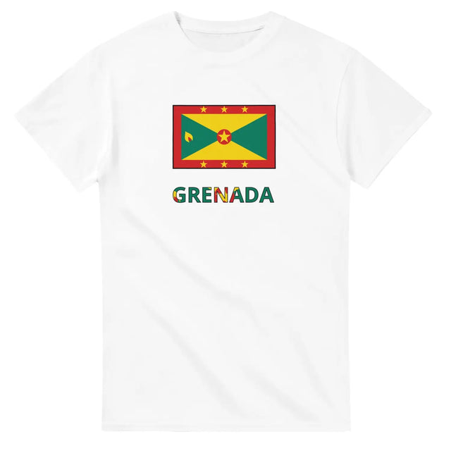 T-shirt drapeau grenade texte - pixelforma