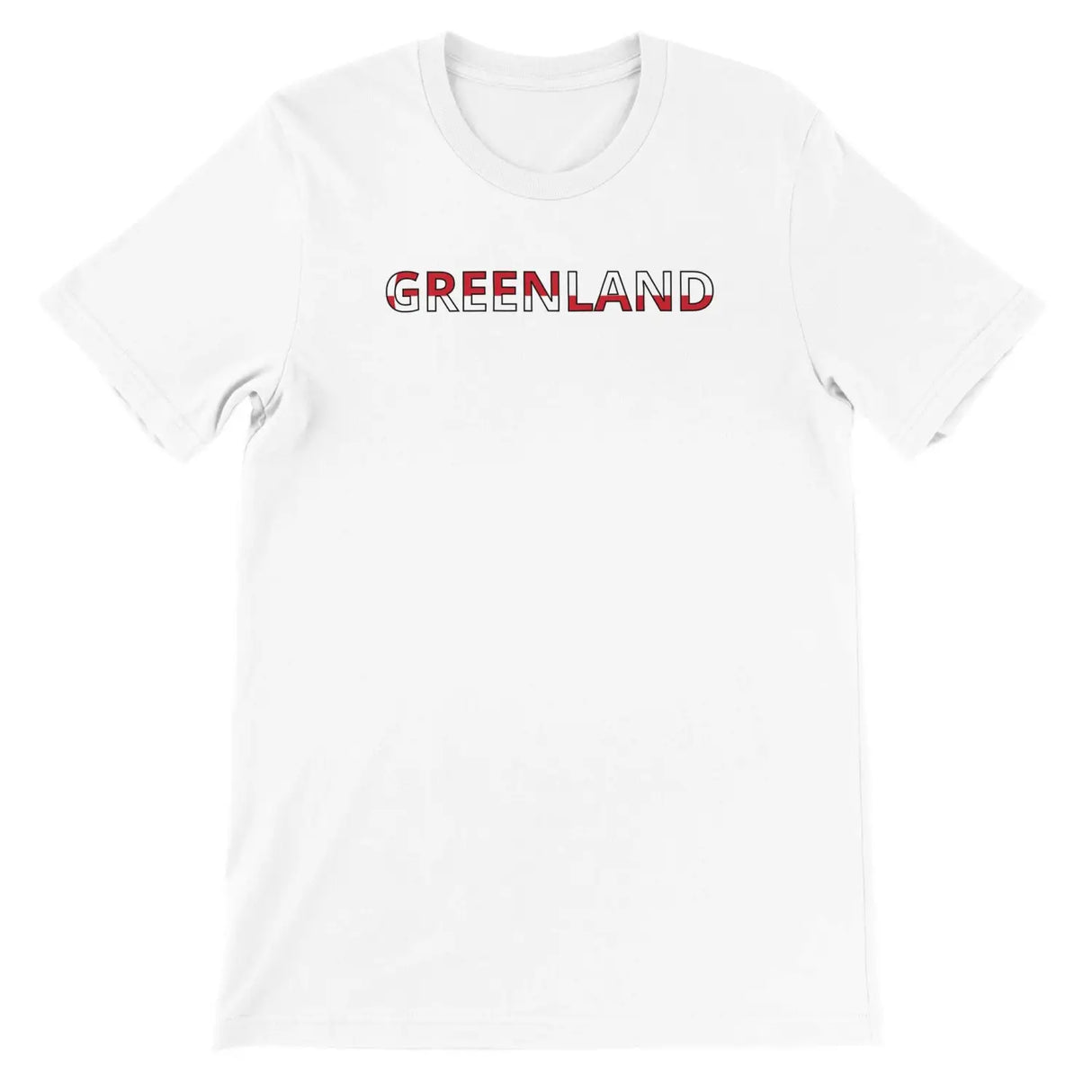 T-shirt drapeau groenland - pixelforma