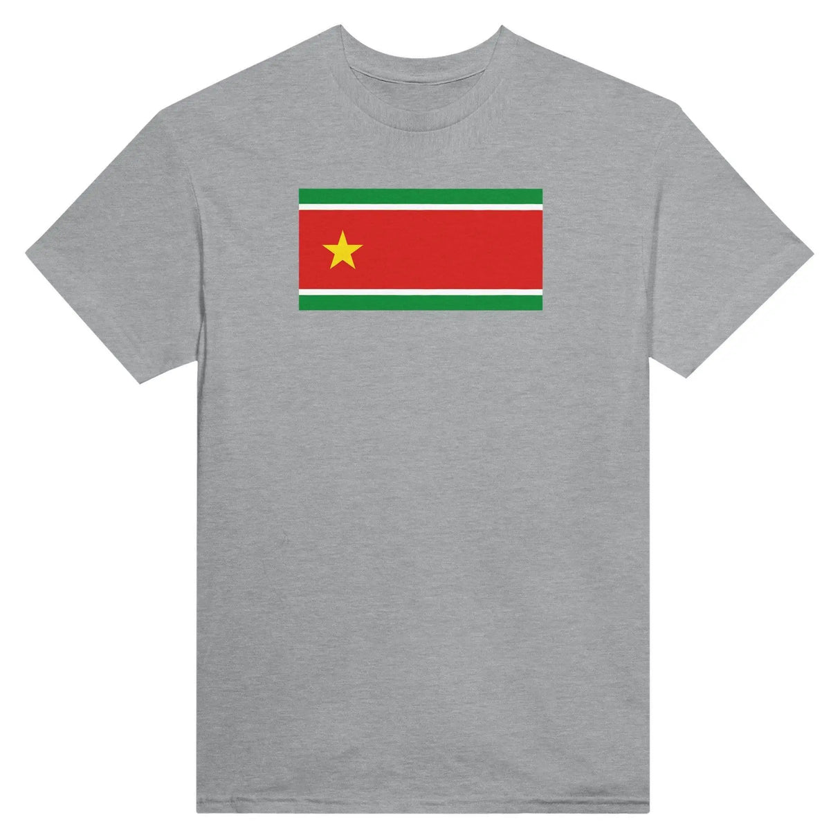 T-shirt drapeau guadeloupe brodé en coton mélangé