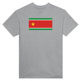 T-shirt drapeau guadeloupe brodé en coton mélangé