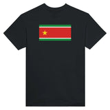 T-shirt drapeau guadeloupe brodé en coton mélangé