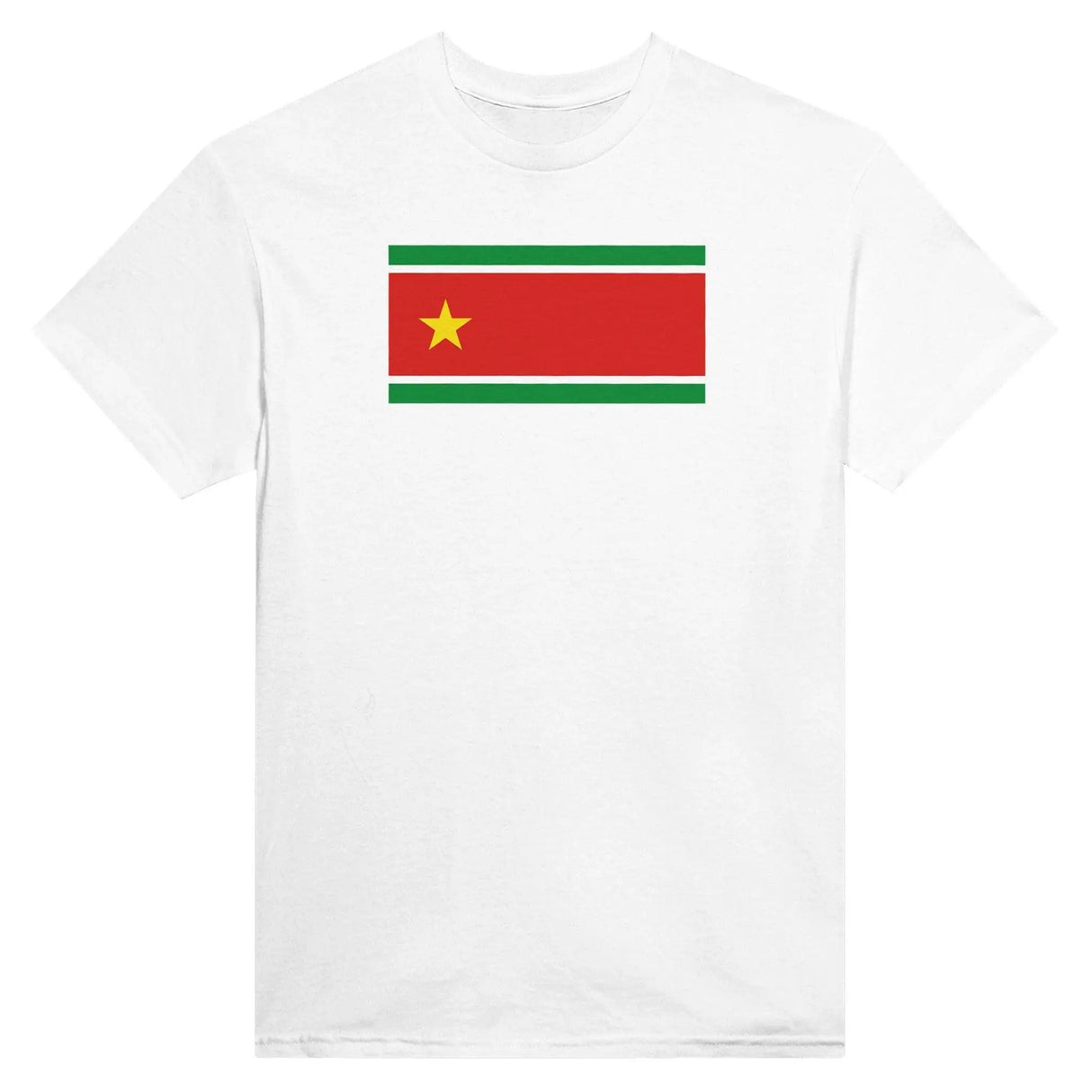 T-shirt drapeau guadeloupe brodé en coton mélangé