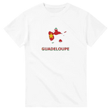 T-shirt drapeau guadeloupe en carte - pixelforma