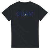 T-shirt drapeau guam en écriture - pixelforma