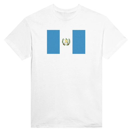 T-shirt drapeau guatemala brodé coton mélangé élégant
