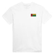 T-shirt drapeau guinée-bissau broderie couleur coton épais