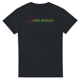 T-shirt drapeau guinée-bissau en écriture - pixelforma