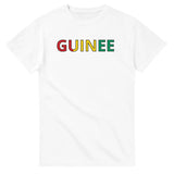 T-shirt drapeau guinée en écriture - pixelforma